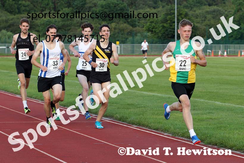 BMC 1500 metres, BMC, Chester le Street, July 19th. Photo: David T. Hewitson/Sports for All Pics